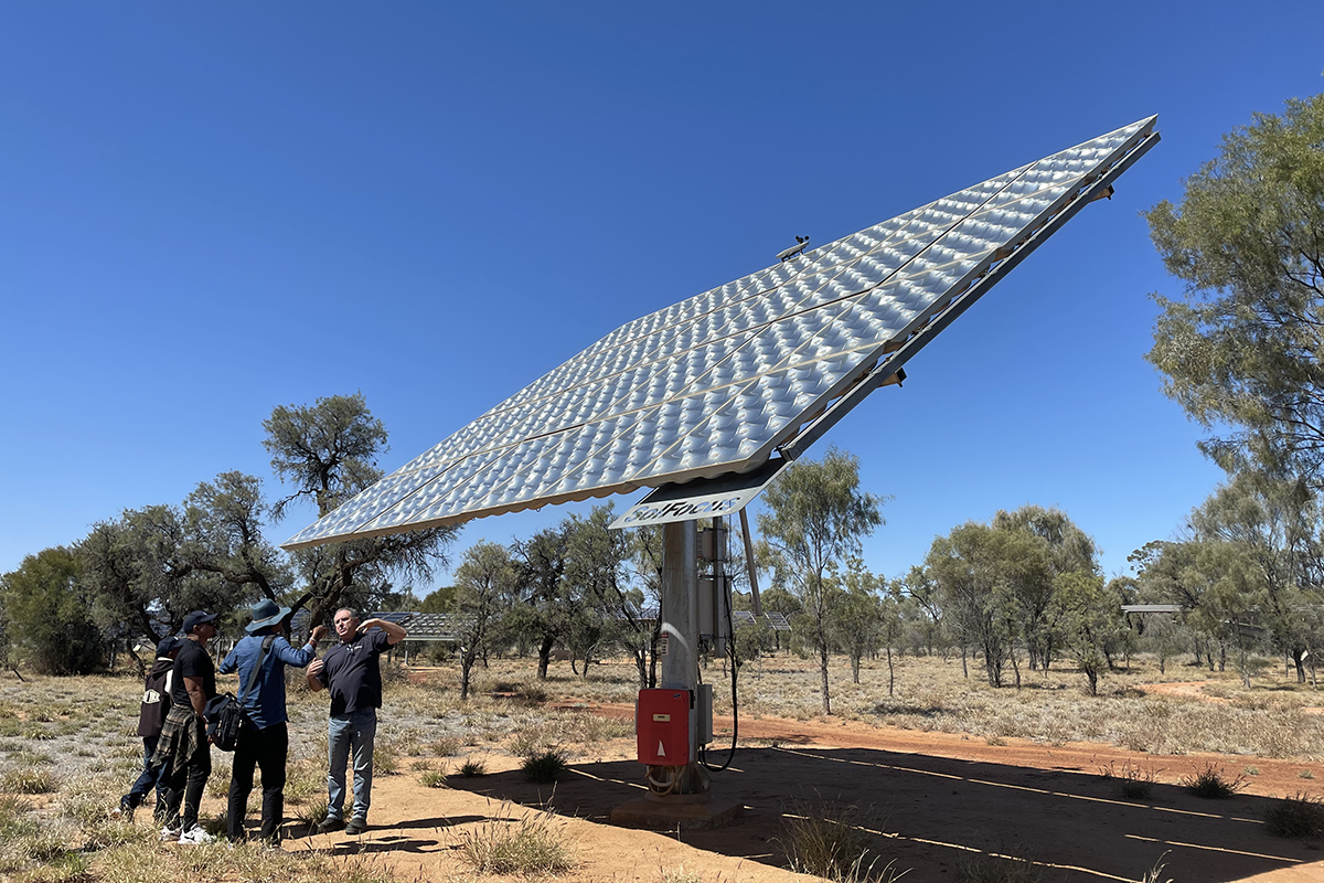 Timor-Leste delegates tour the Desert Knowledge Australia Solar Centre in Alice Springs