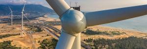 Wind turbine in Vietnam